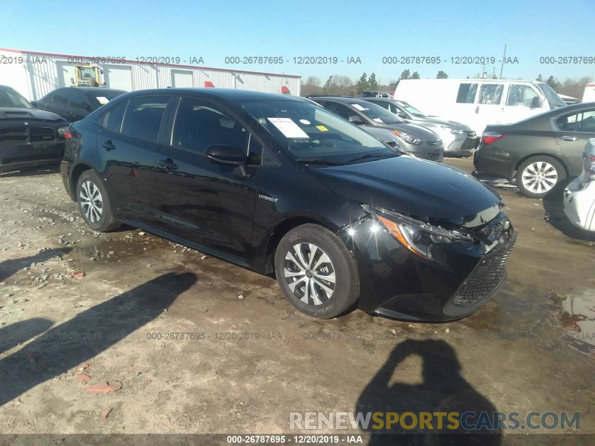 1 Photograph of a damaged car JTDEBRBE7LJ000718 TOYOTA COROLLA 2020