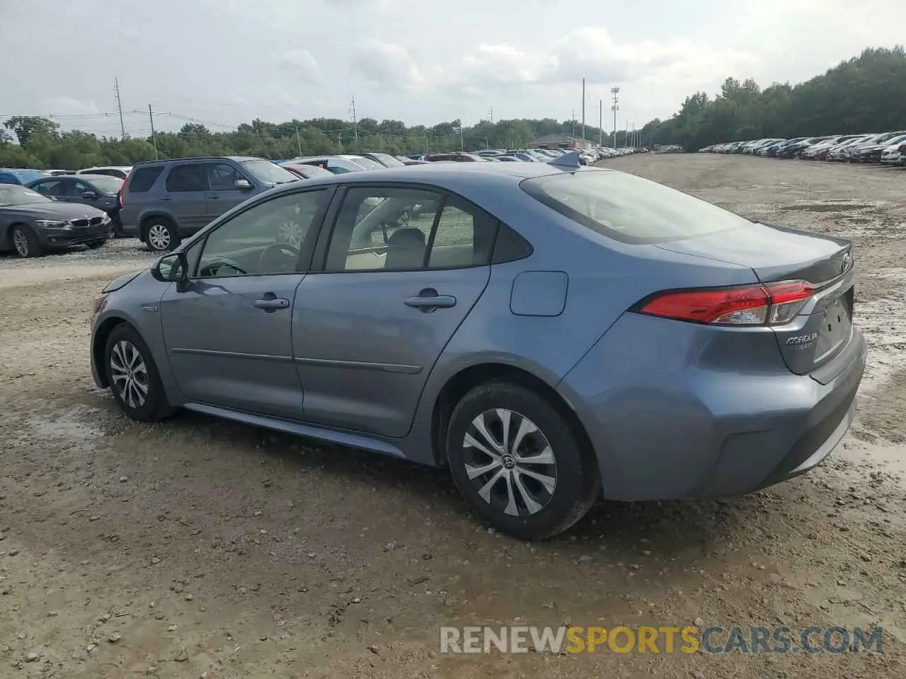 2 Photograph of a damaged car JTDEBRBE7LJ010262 TOYOTA COROLLA 2020
