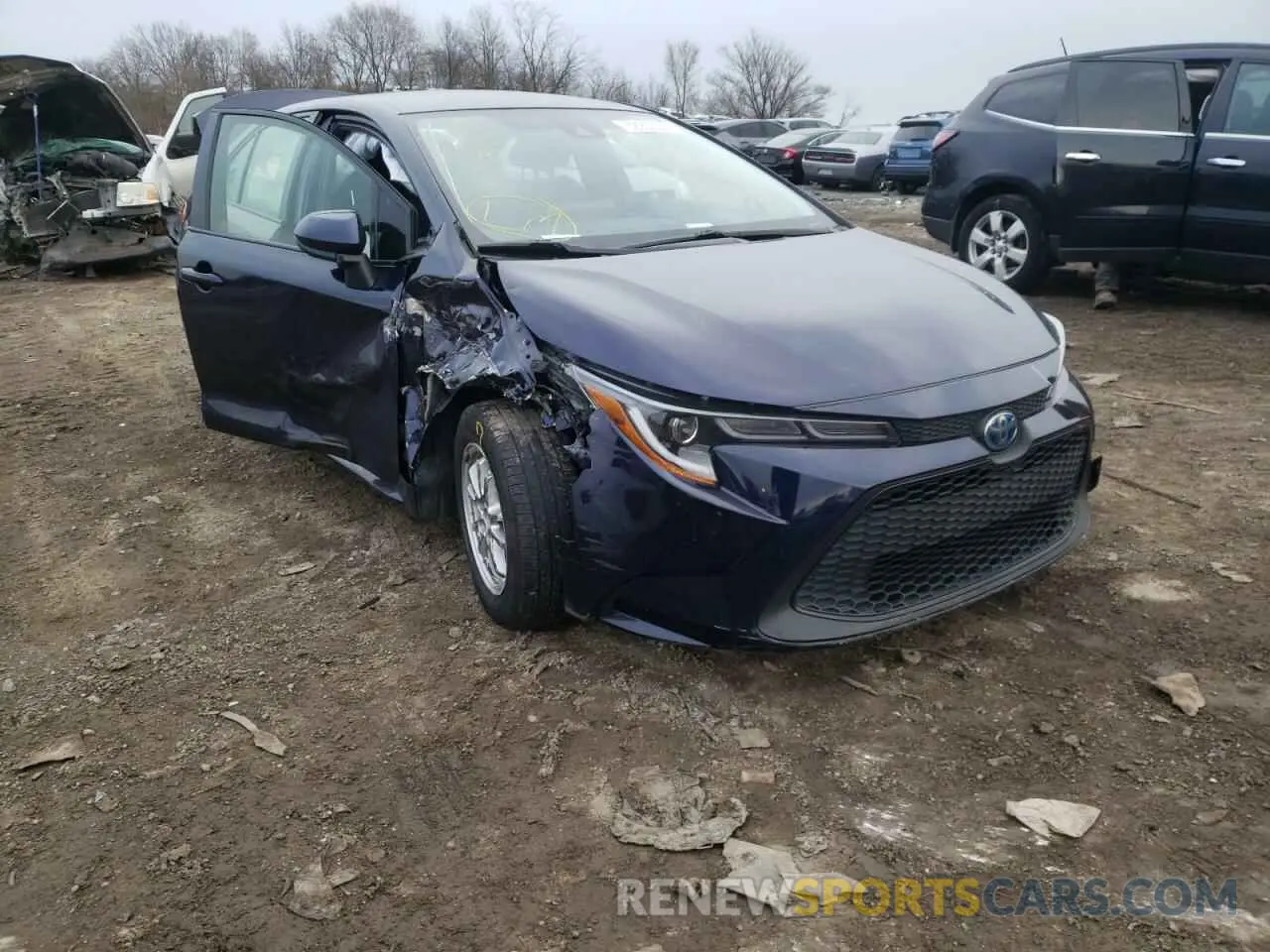 1 Photograph of a damaged car JTDEBRBE7LJ012979 TOYOTA COROLLA 2020