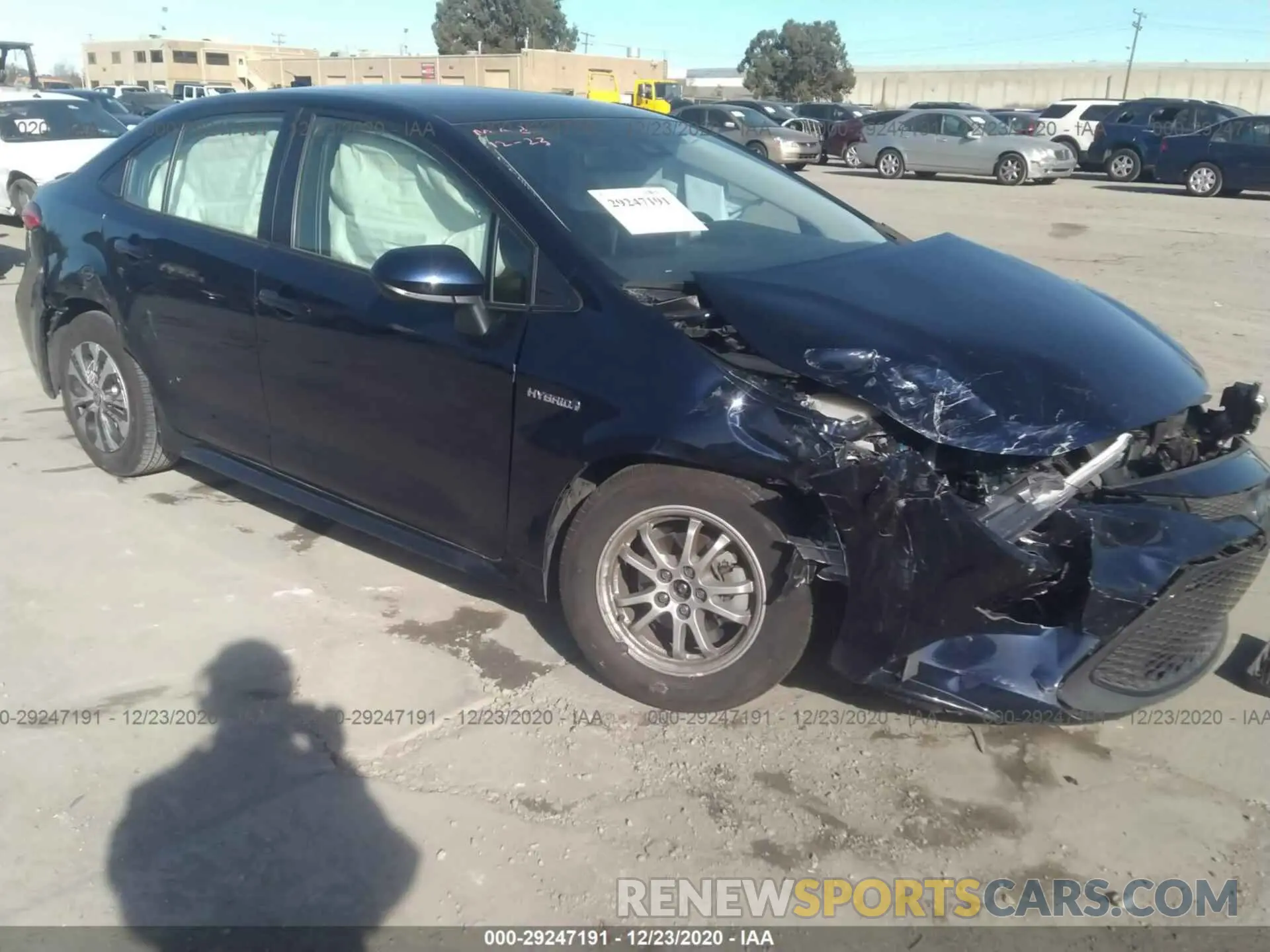 6 Photograph of a damaged car JTDEBRBE7LJ016854 TOYOTA COROLLA 2020