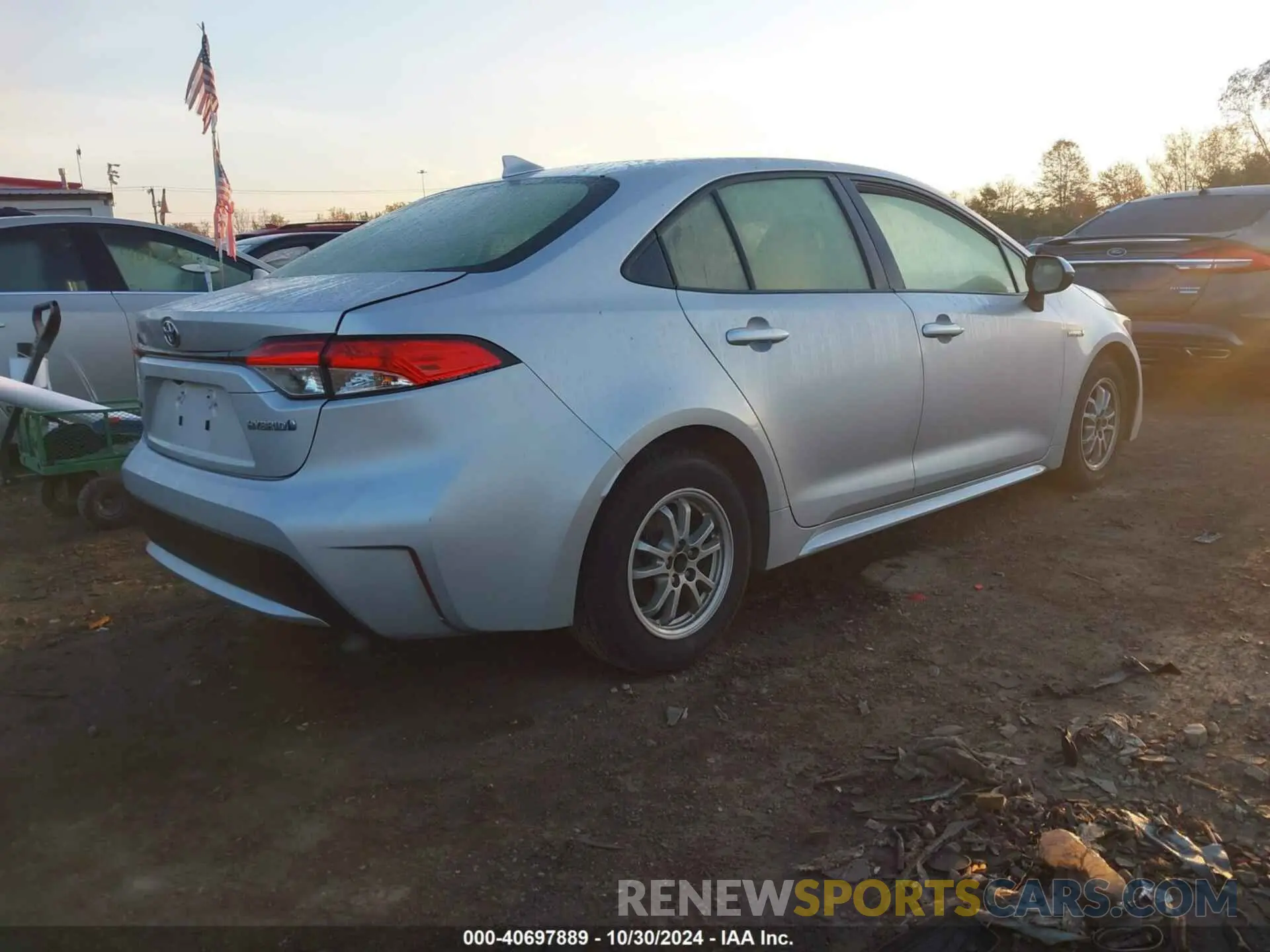 4 Photograph of a damaged car JTDEBRBE7LJ024968 TOYOTA COROLLA 2020