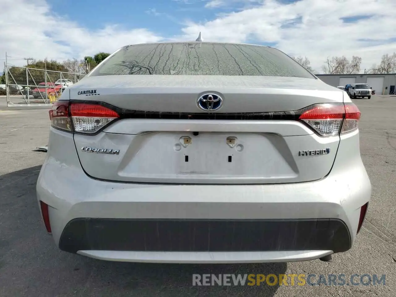 6 Photograph of a damaged car JTDEBRBE7LJ029233 TOYOTA COROLLA 2020