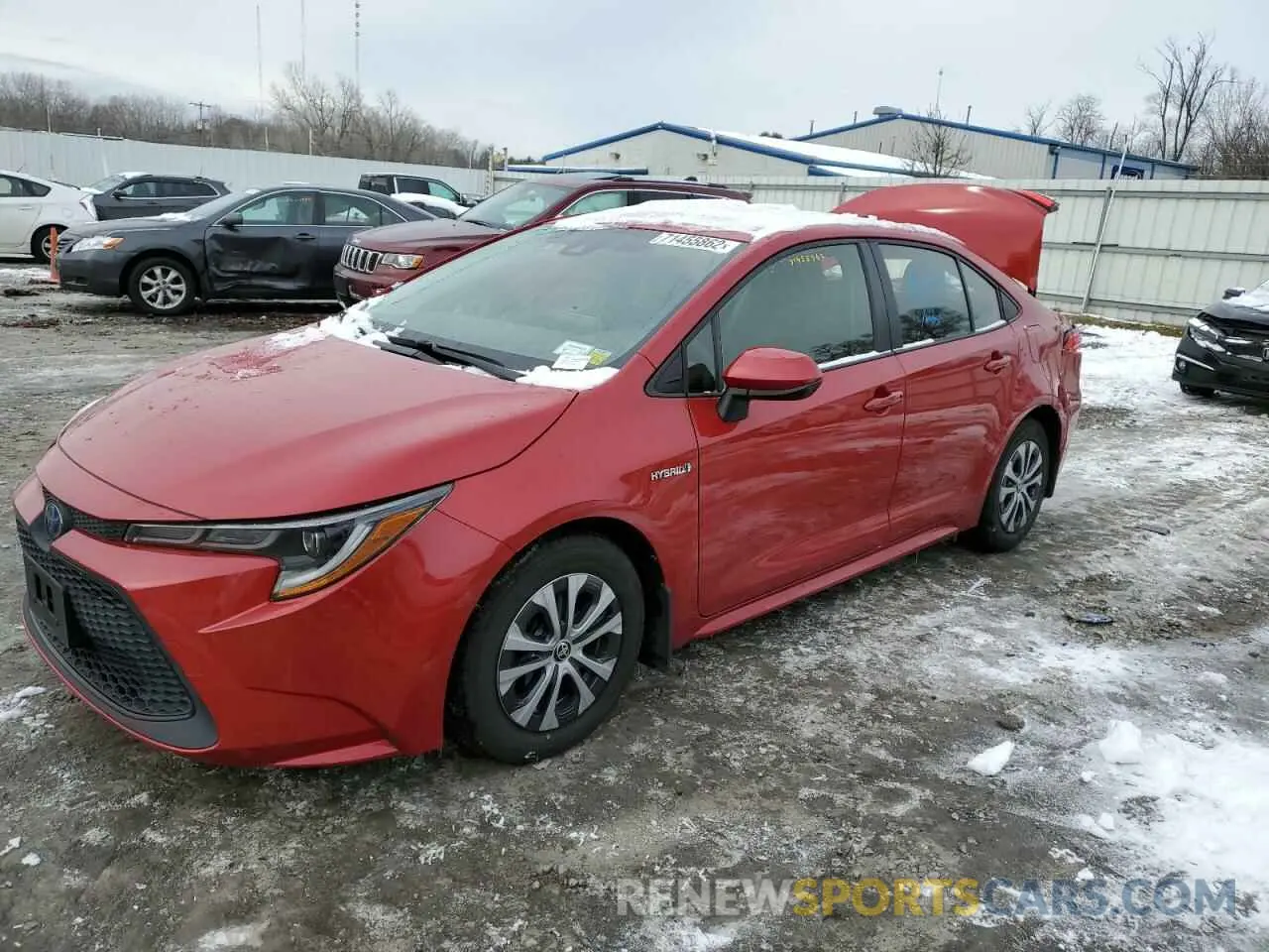 1 Photograph of a damaged car JTDEBRBE8LJ012411 TOYOTA COROLLA 2020