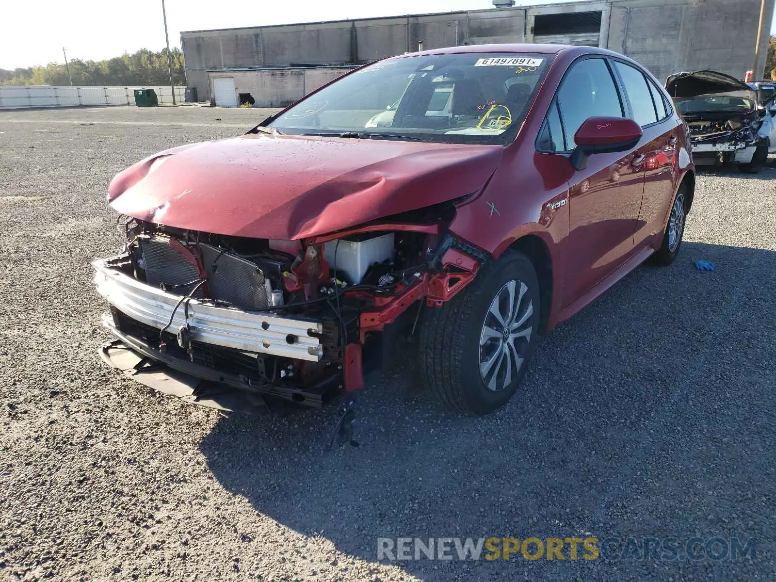 2 Фотография поврежденного автомобиля JTDEBRBE9LJ005340 TOYOTA COROLLA 2020