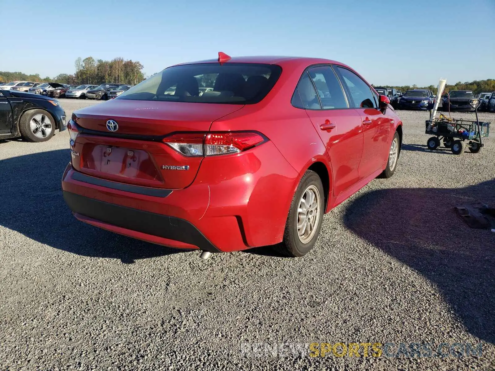 4 Фотография поврежденного автомобиля JTDEBRBE9LJ005340 TOYOTA COROLLA 2020