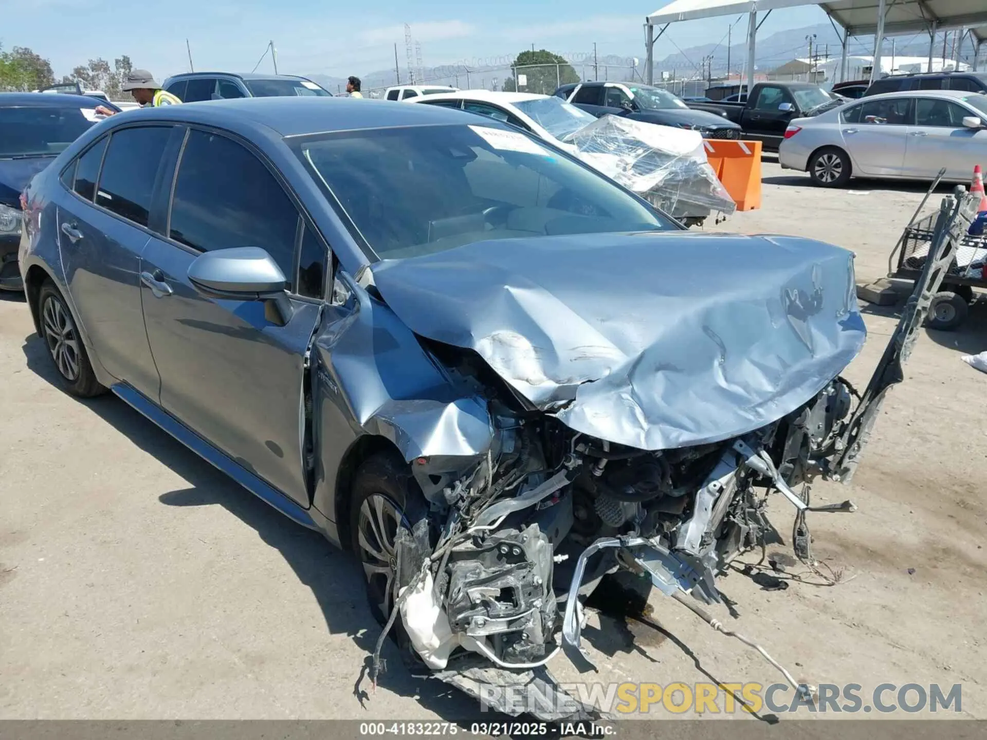 16 Фотография поврежденного автомобиля JTDEBRBE9LJ011672 TOYOTA COROLLA 2020