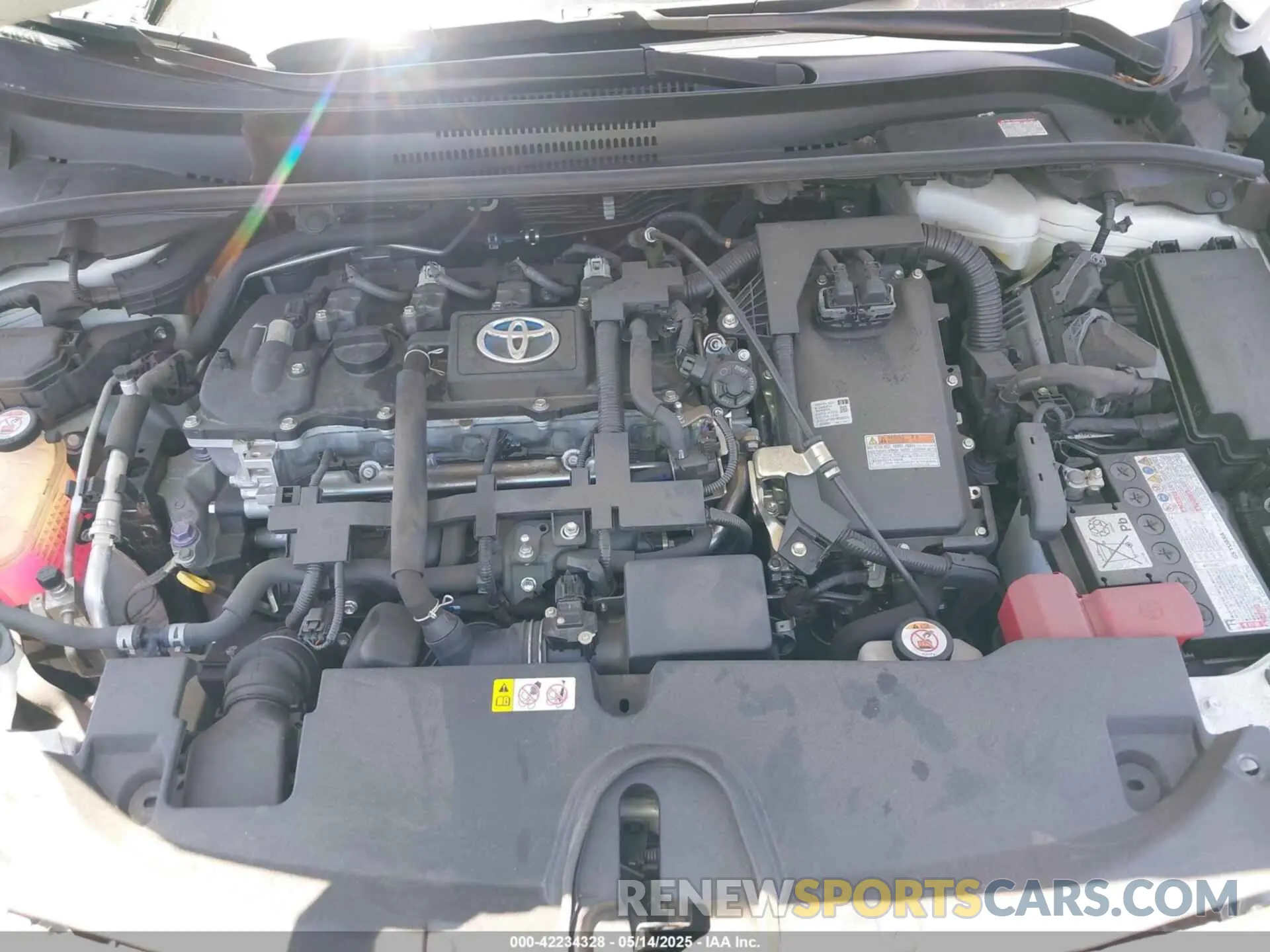 10 Photograph of a damaged car JTDEBRBE9LJ018265 TOYOTA COROLLA 2020