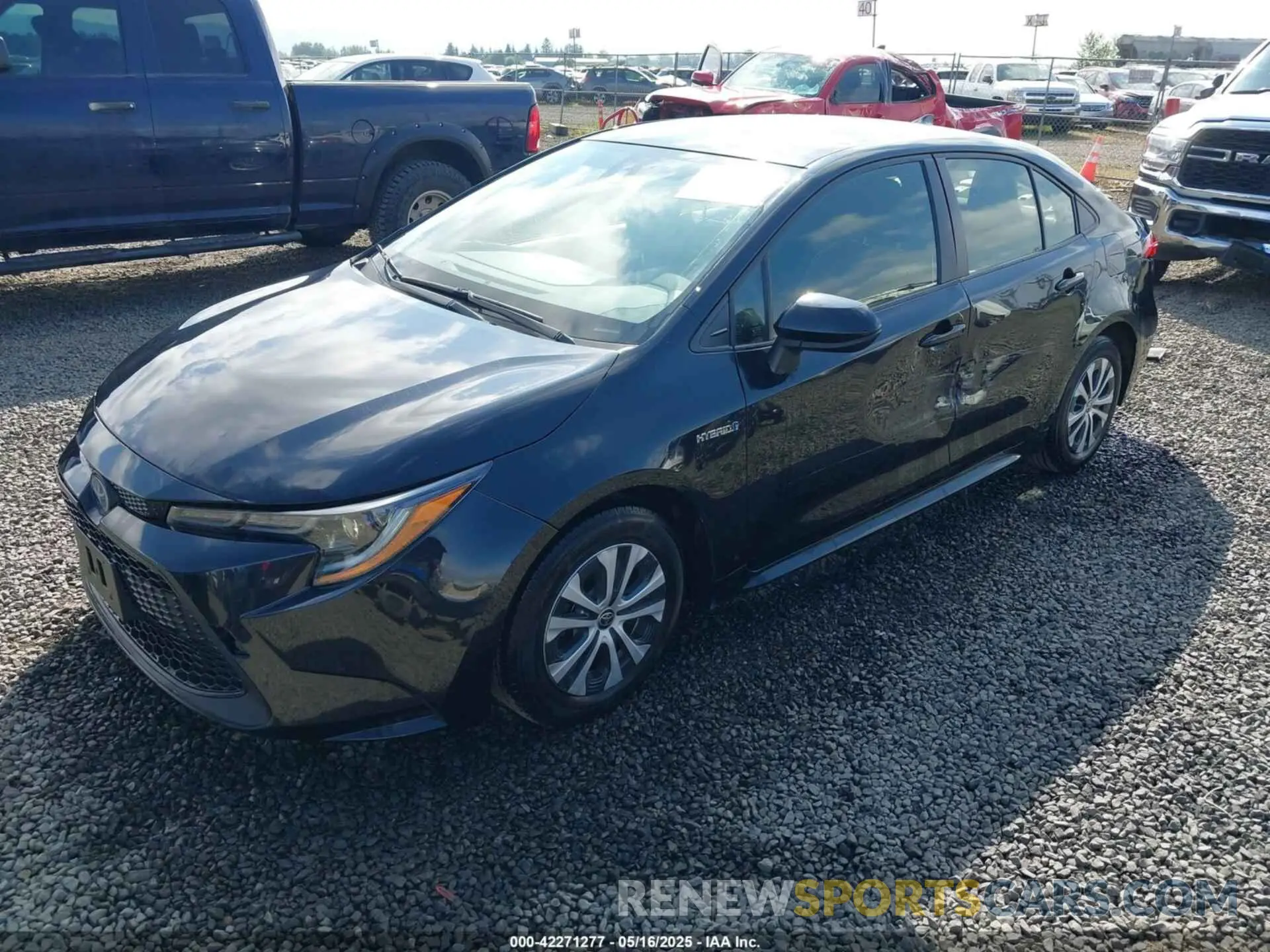2 Photograph of a damaged car JTDEBRBE9LJ028245 TOYOTA COROLLA 2020