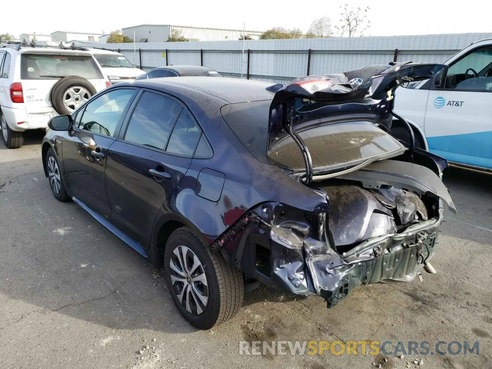 3 Photograph of a damaged car JTDEBRBEXLJ000390 TOYOTA COROLLA 2020