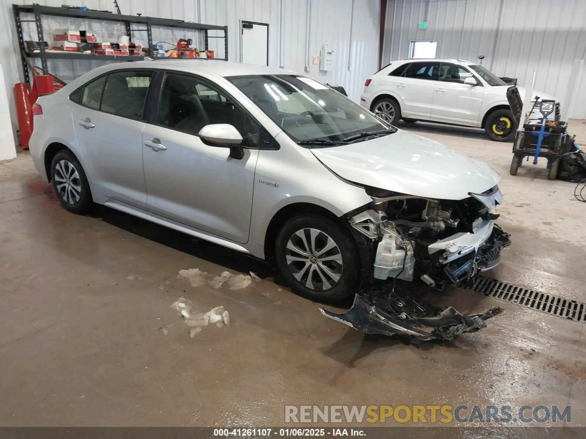 1 Photograph of a damaged car JTDEBRBEXLJ004651 TOYOTA COROLLA 2020