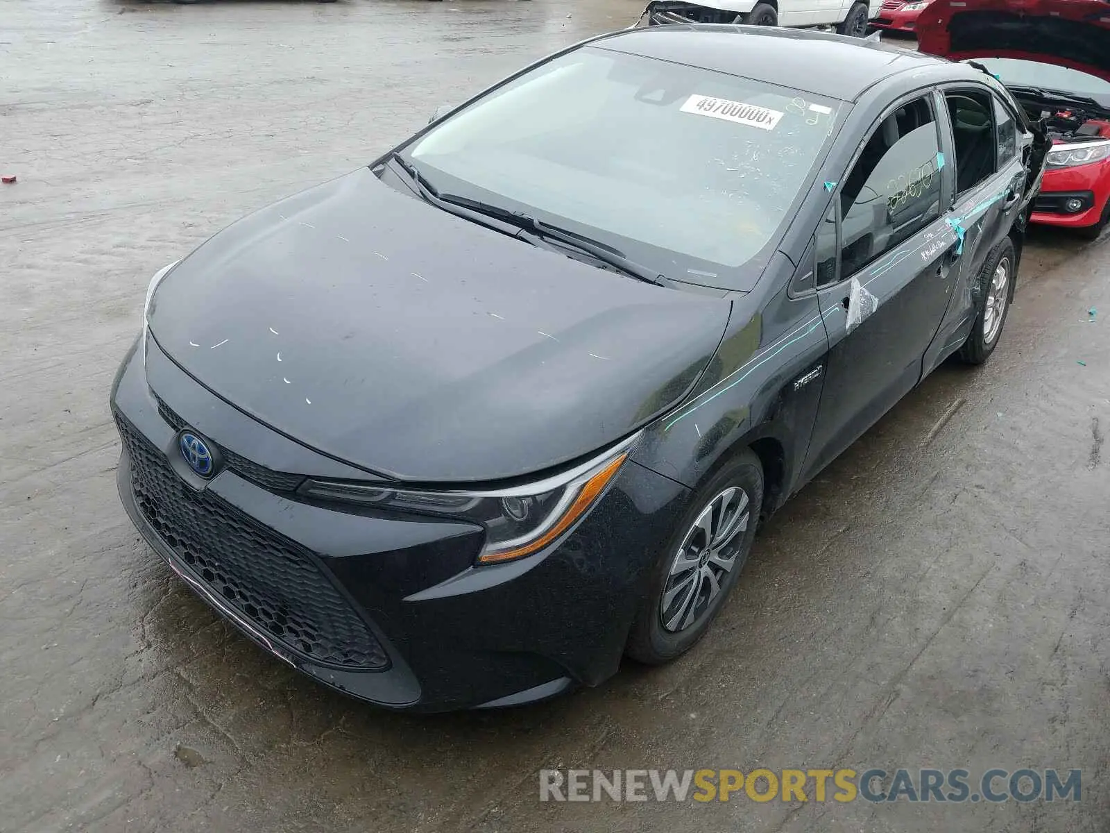 2 Photograph of a damaged car JTDEBRBEXLJ019098 TOYOTA COROLLA 2020