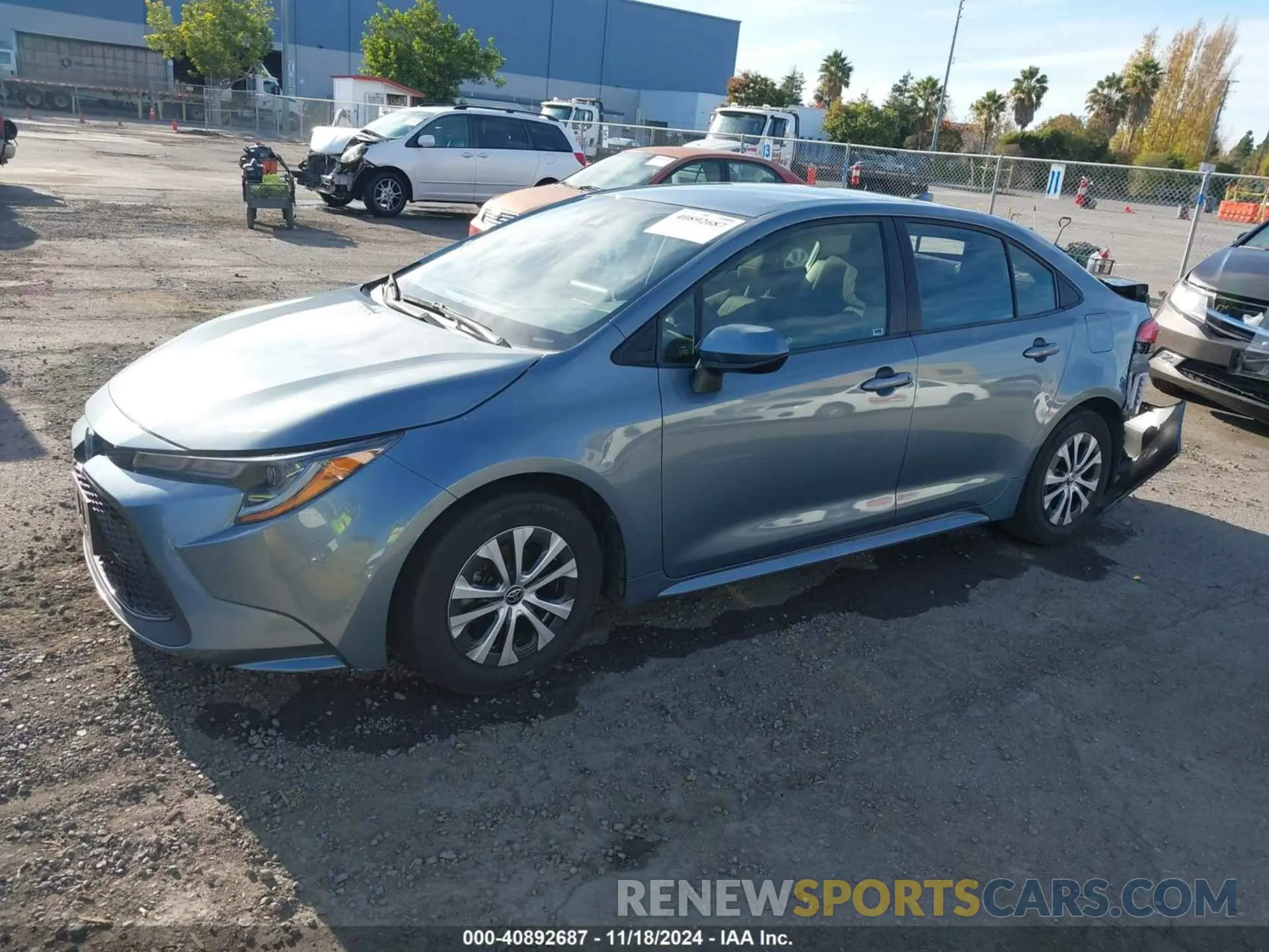2 Photograph of a damaged car JTDEBRBEXLJ022938 TOYOTA COROLLA 2020