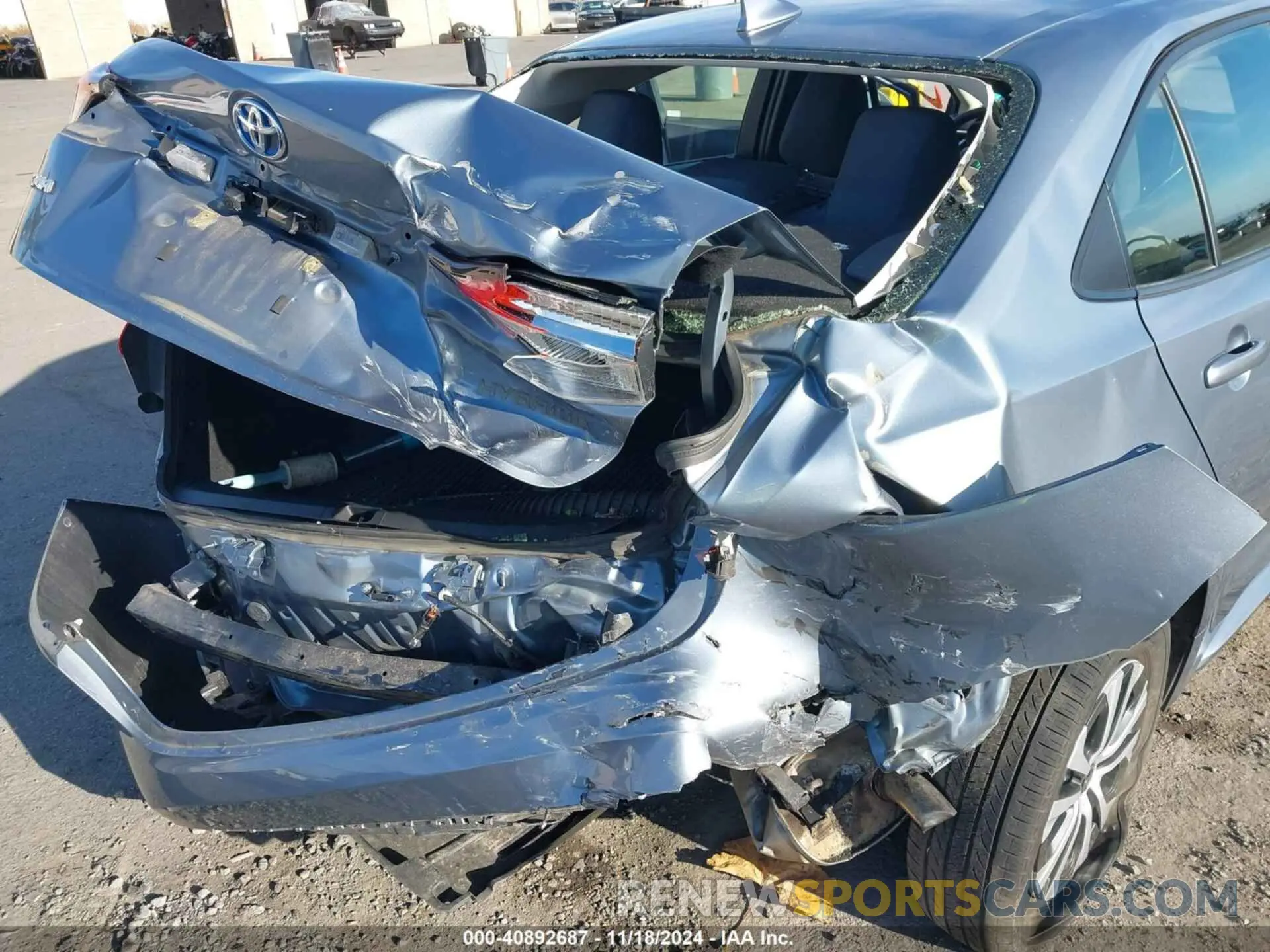 6 Photograph of a damaged car JTDEBRBEXLJ022938 TOYOTA COROLLA 2020