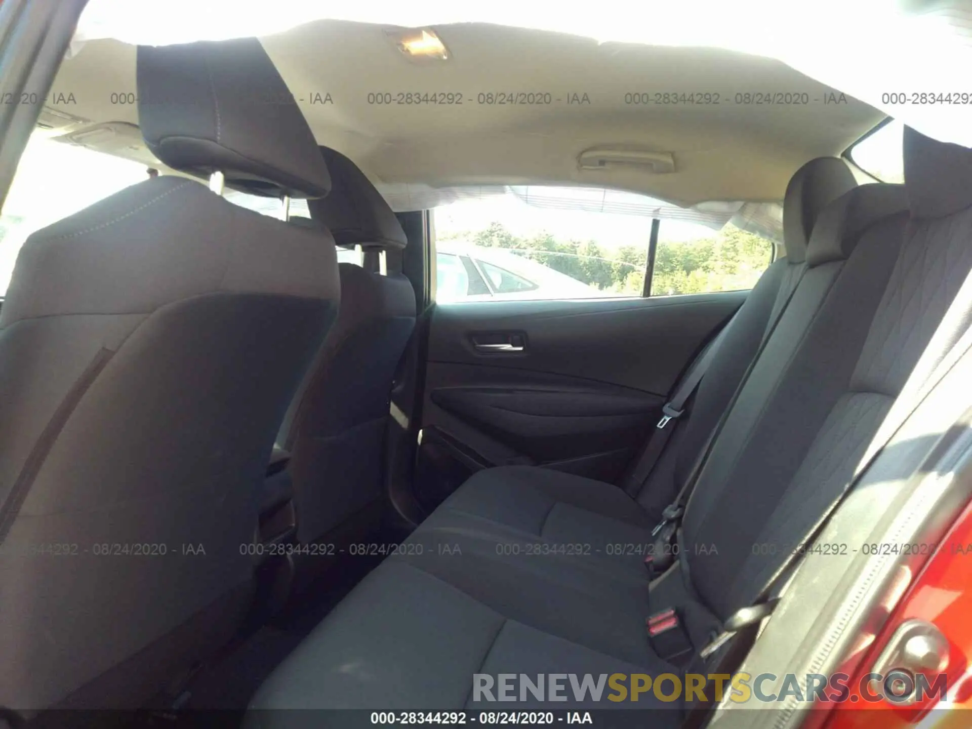 8 Photograph of a damaged car JTDEBRBEXLJ028545 TOYOTA COROLLA 2020