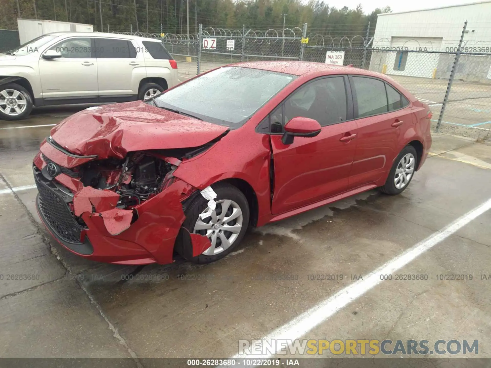 2 Photograph of a damaged car JTDEPRAE0LJ002958 TOYOTA COROLLA 2020