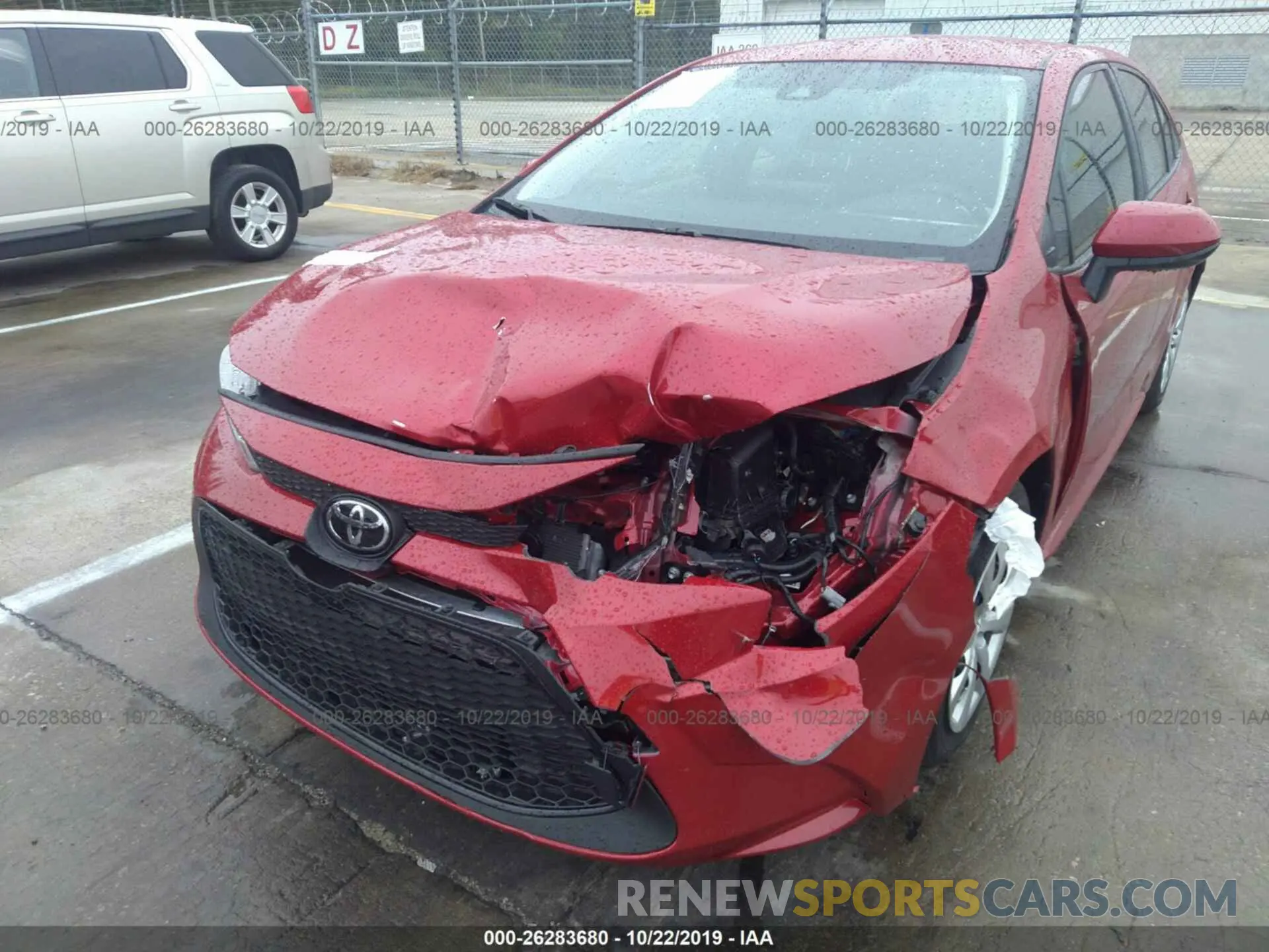 6 Photograph of a damaged car JTDEPRAE0LJ002958 TOYOTA COROLLA 2020