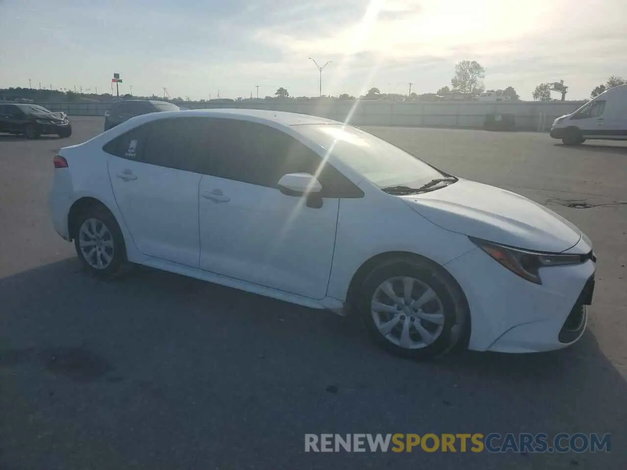 4 Photograph of a damaged car JTDEPRAE0LJ004502 TOYOTA COROLLA 2020