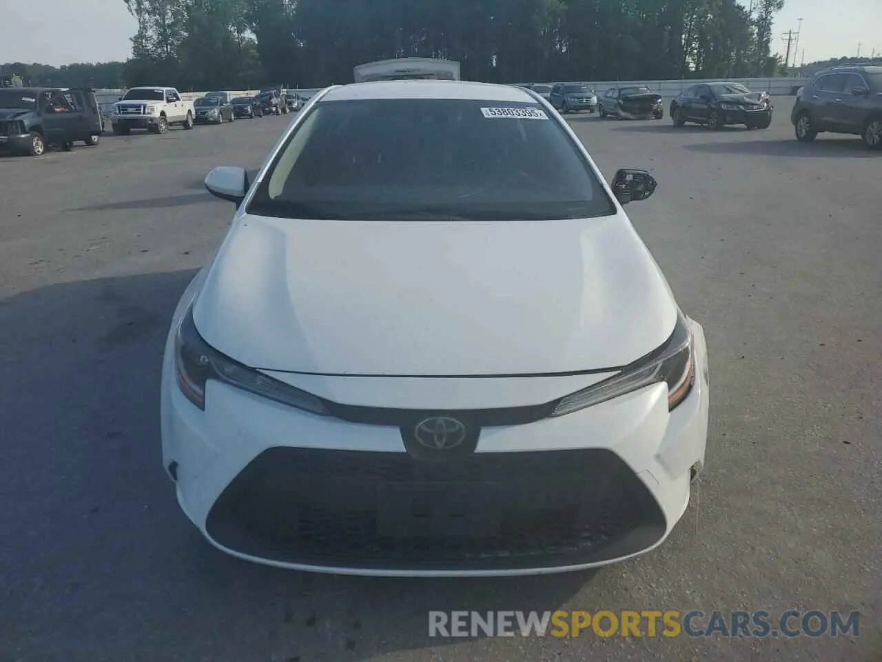 5 Photograph of a damaged car JTDEPRAE0LJ004502 TOYOTA COROLLA 2020