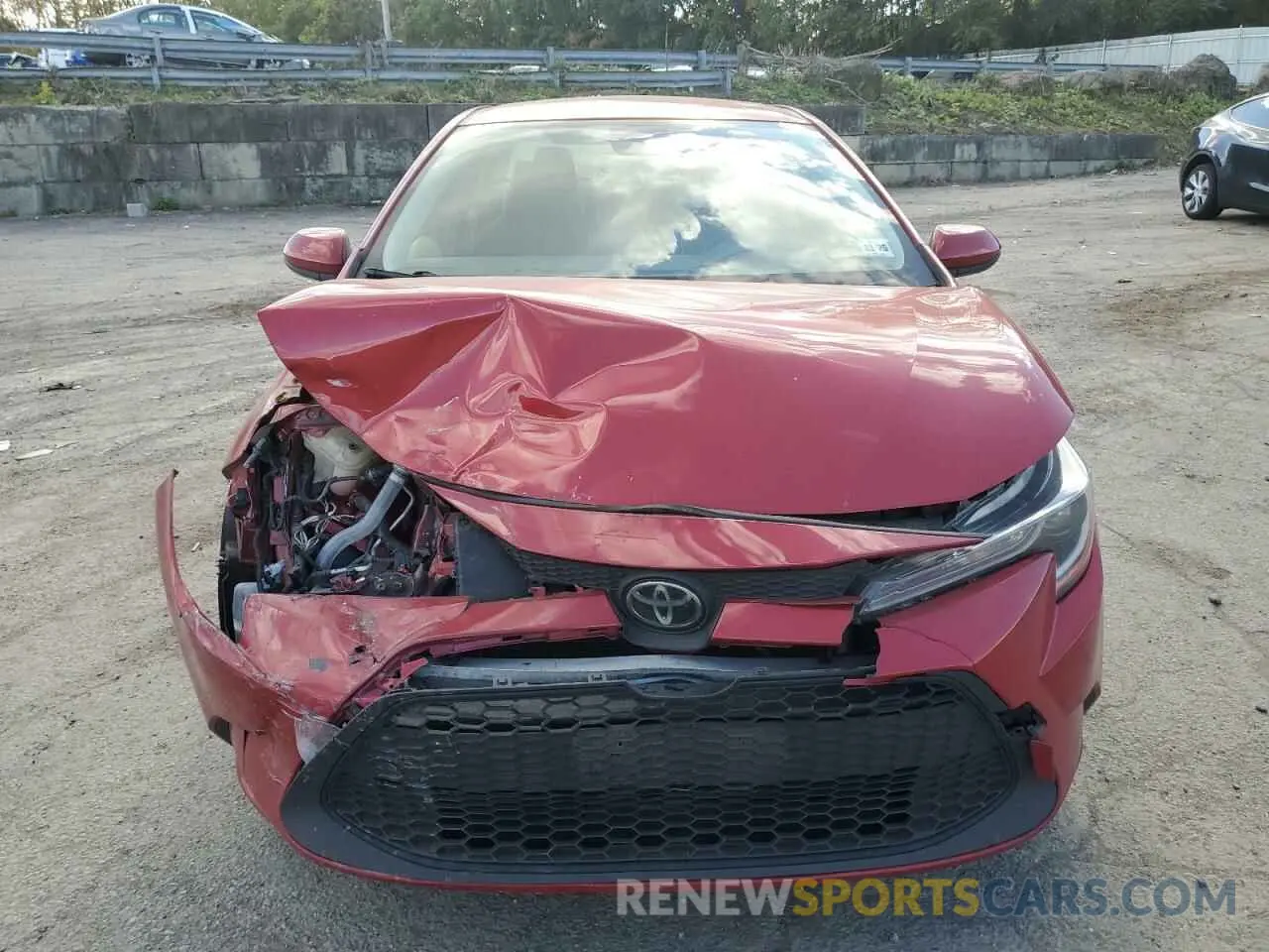 5 Фотография поврежденного автомобиля JTDEPRAE0LJ005682 TOYOTA COROLLA 2020