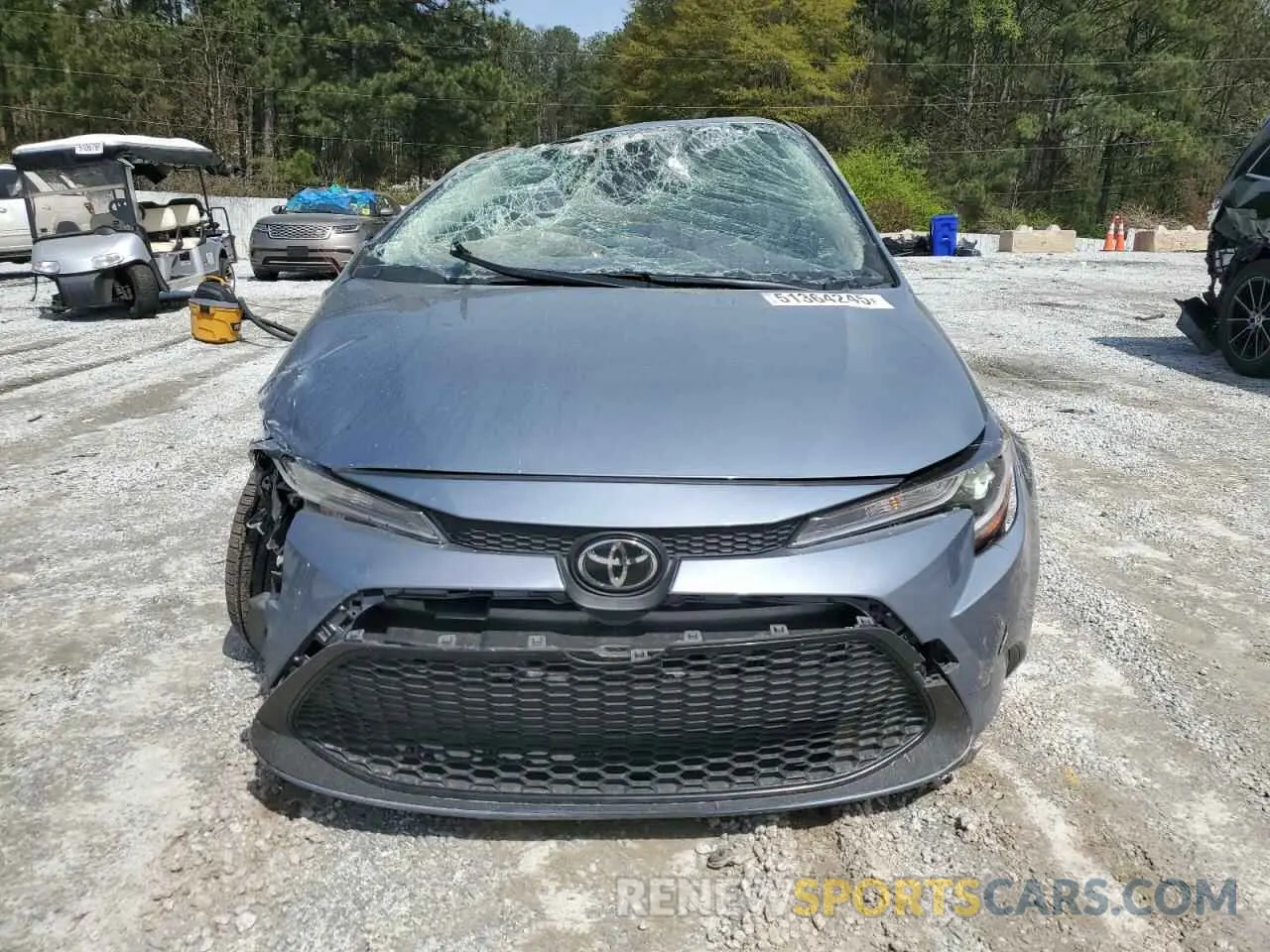 5 Photograph of a damaged car JTDEPRAE0LJ007982 TOYOTA COROLLA 2020