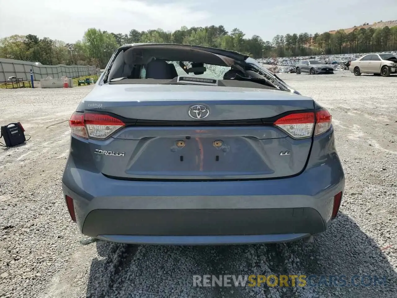 6 Photograph of a damaged car JTDEPRAE0LJ007982 TOYOTA COROLLA 2020