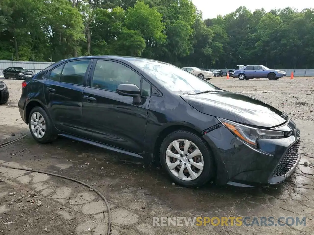 4 Фотография поврежденного автомобиля JTDEPRAE0LJ017458 TOYOTA COROLLA 2020