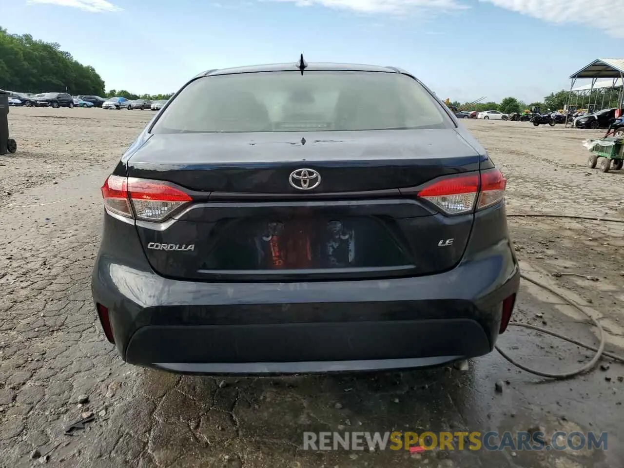 6 Фотография поврежденного автомобиля JTDEPRAE0LJ017458 TOYOTA COROLLA 2020