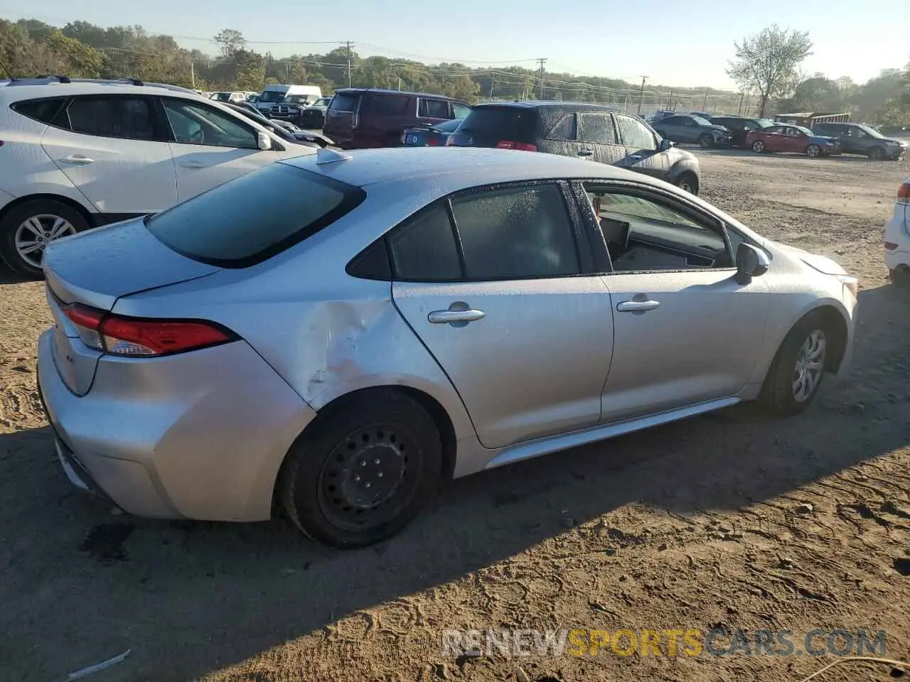 3 Photograph of a damaged car JTDEPRAE0LJ018092 TOYOTA COROLLA 2020