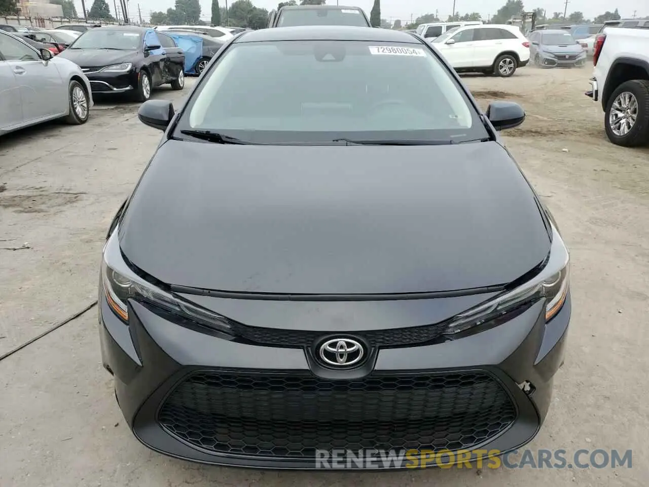 5 Photograph of a damaged car JTDEPRAE0LJ018612 TOYOTA COROLLA 2020