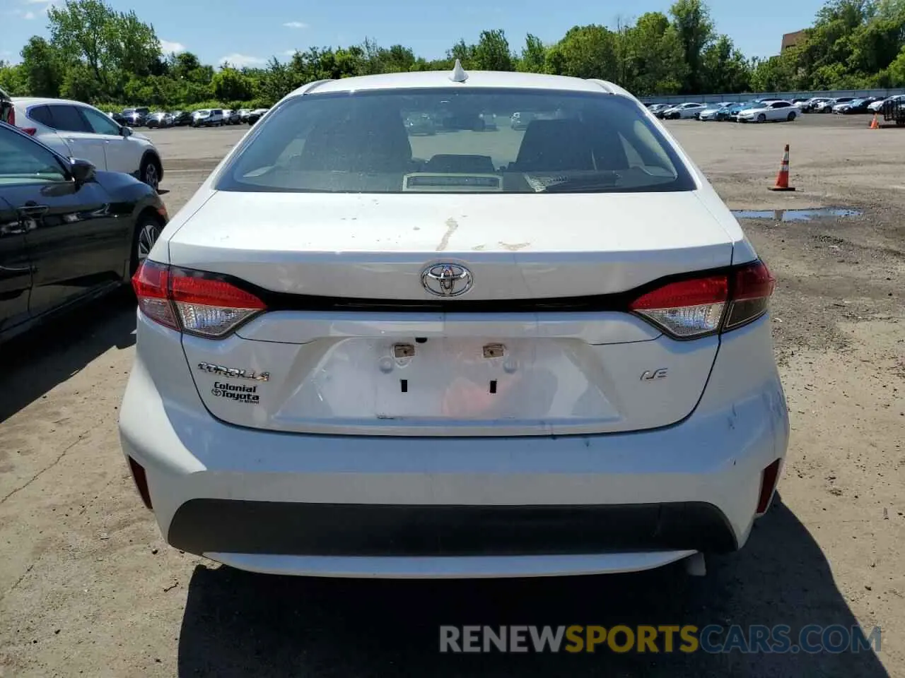 6 Photograph of a damaged car JTDEPRAE0LJ020361 TOYOTA COROLLA 2020
