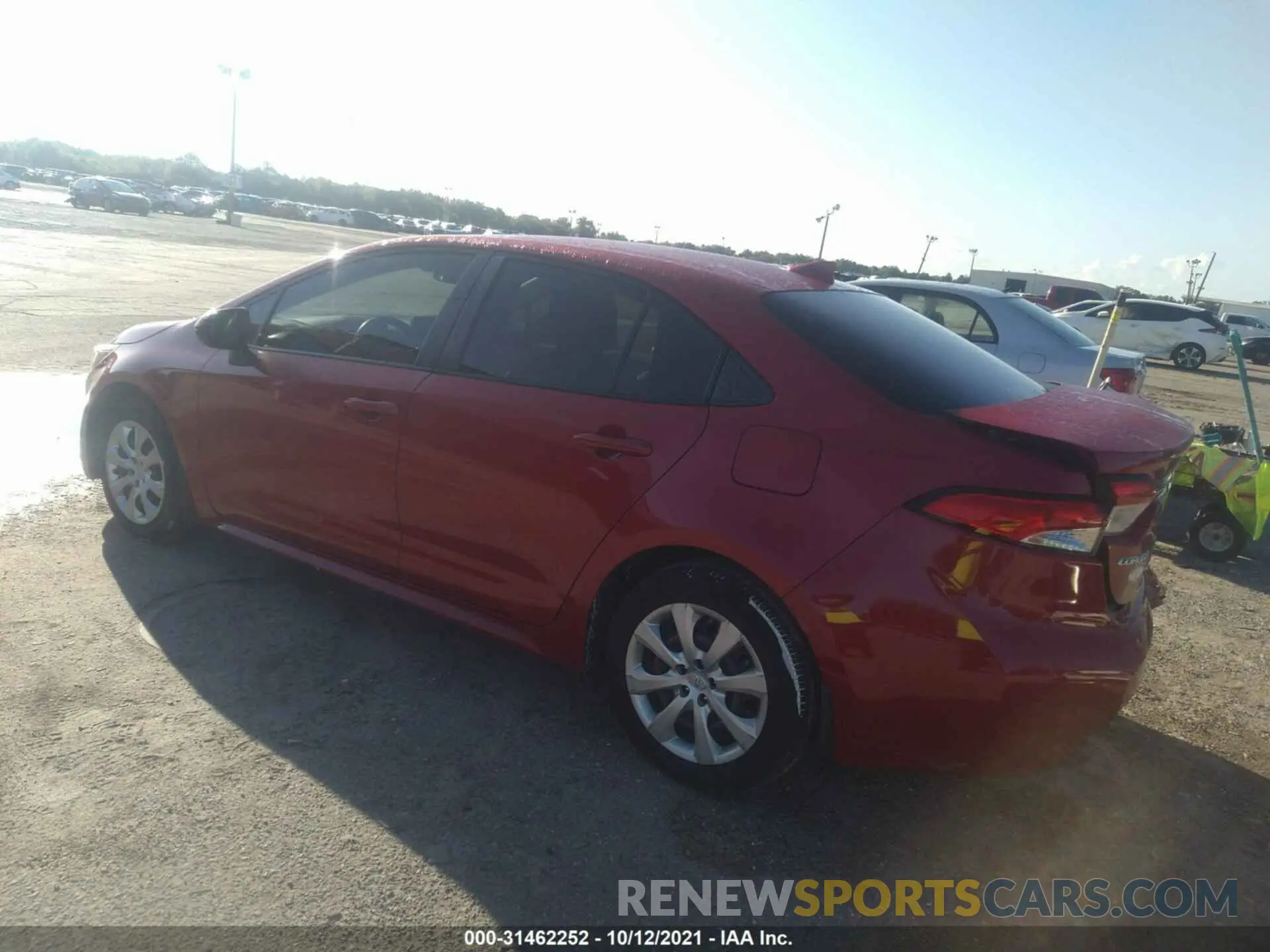 3 Photograph of a damaged car JTDEPRAE0LJ021669 TOYOTA COROLLA 2020