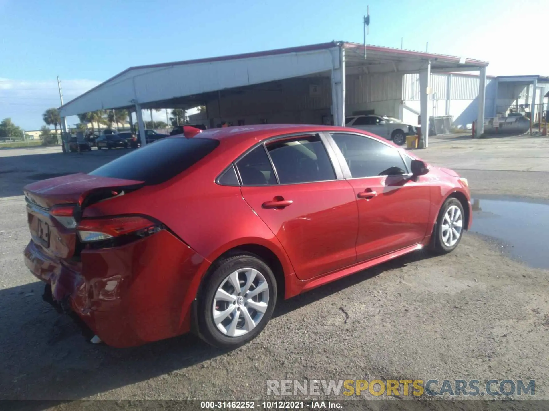 4 Photograph of a damaged car JTDEPRAE0LJ021669 TOYOTA COROLLA 2020