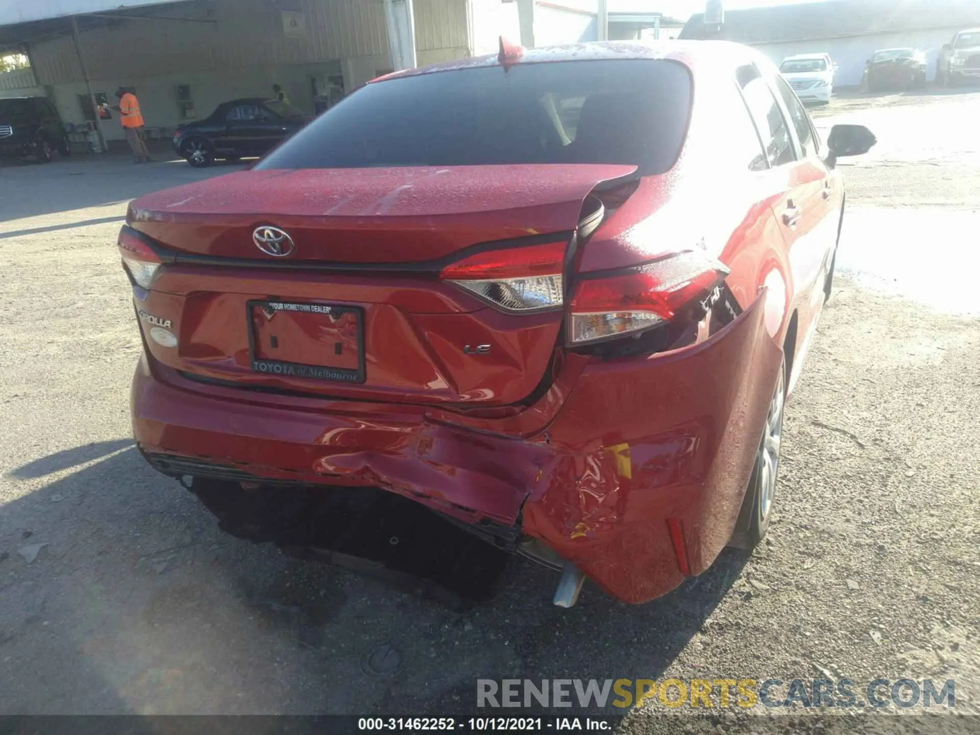6 Photograph of a damaged car JTDEPRAE0LJ021669 TOYOTA COROLLA 2020