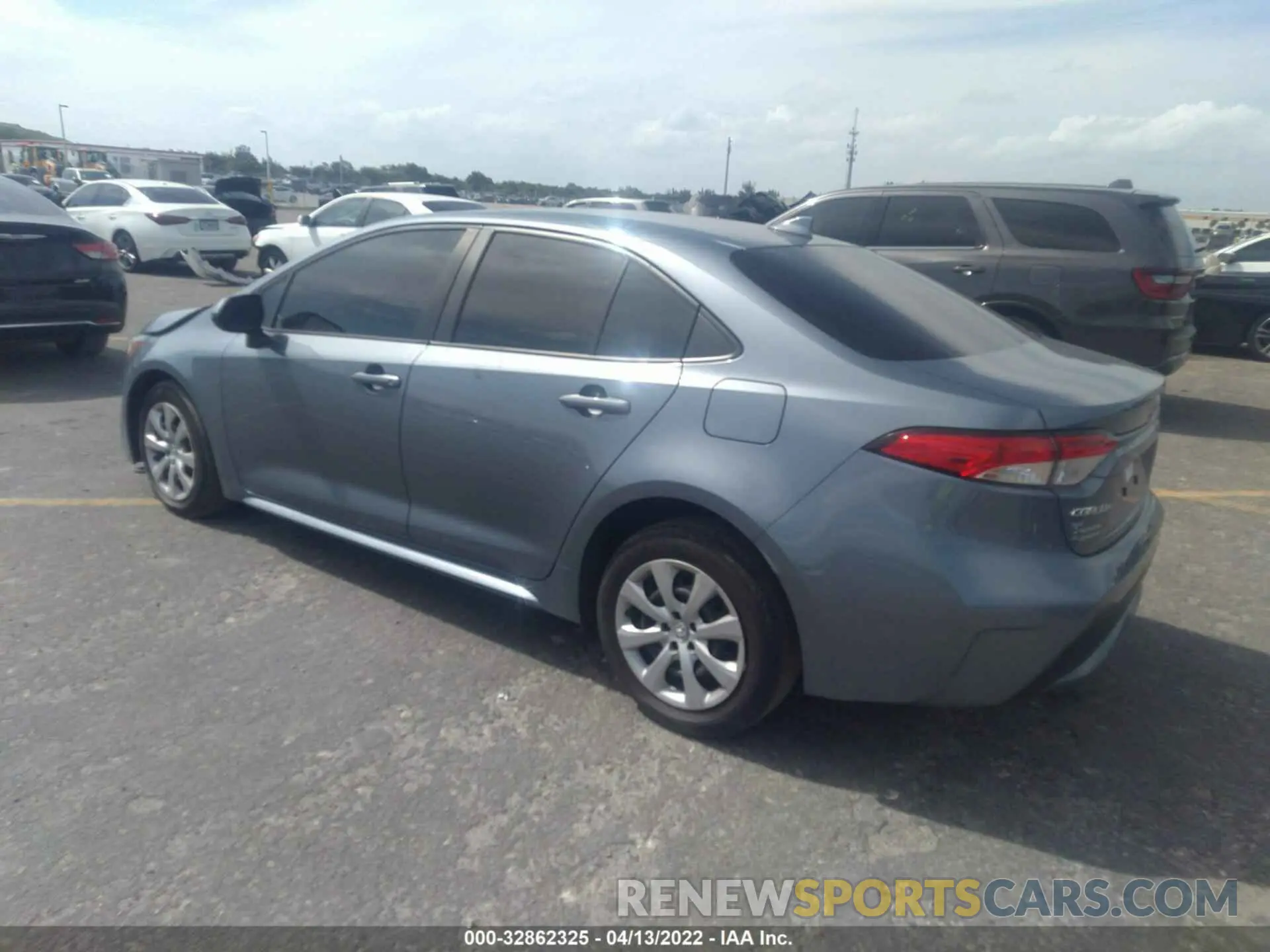3 Photograph of a damaged car JTDEPRAE0LJ029142 TOYOTA COROLLA 2020