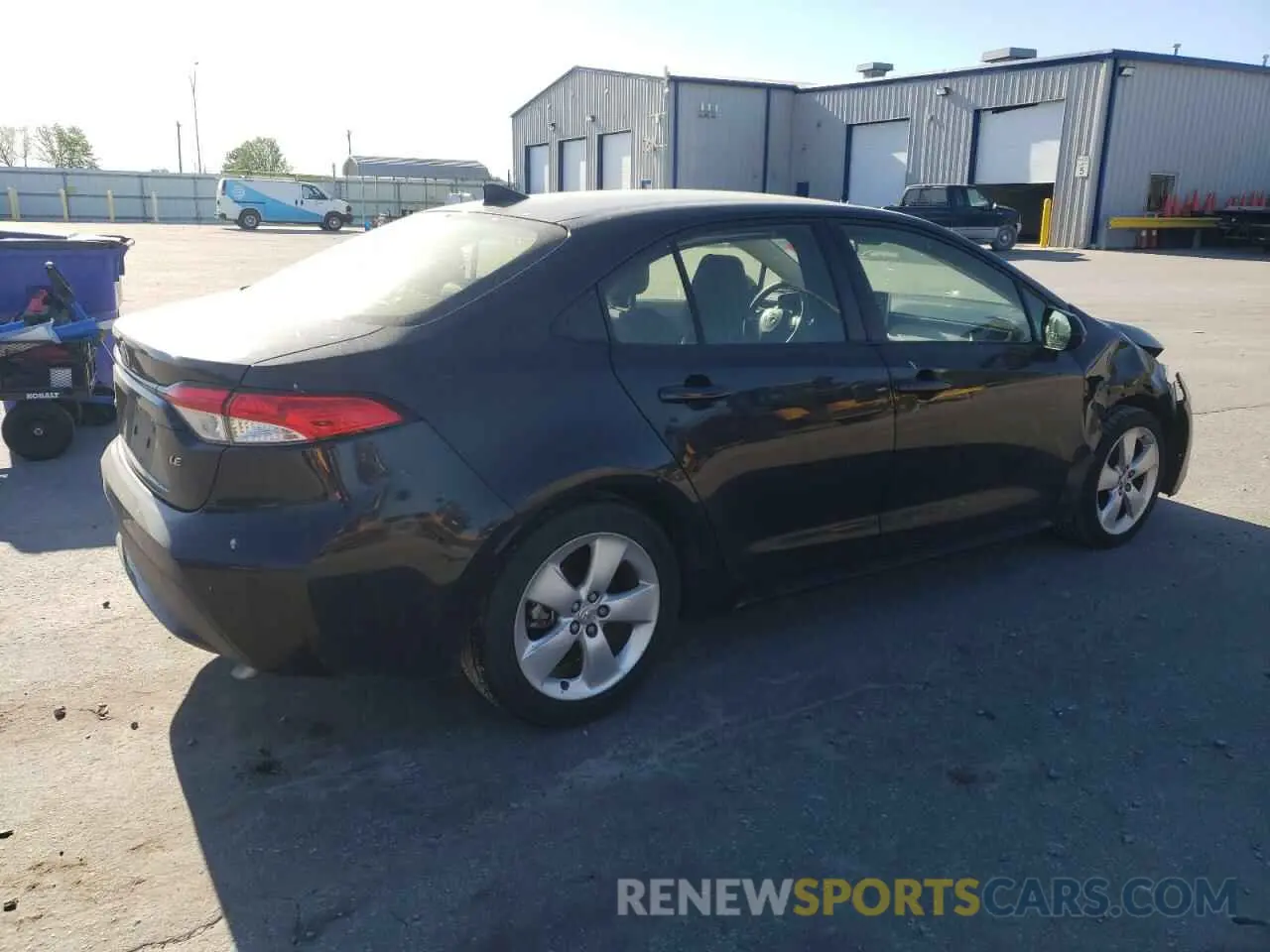3 Photograph of a damaged car JTDEPRAE0LJ034261 TOYOTA COROLLA 2020