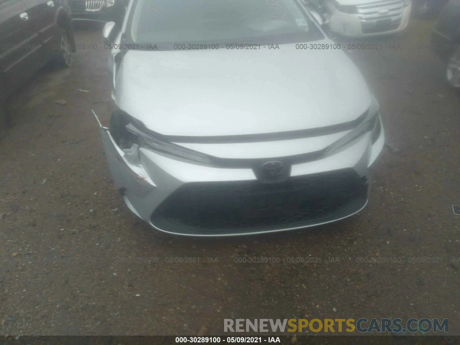 6 Photograph of a damaged car JTDEPRAE0LJ037922 TOYOTA COROLLA 2020