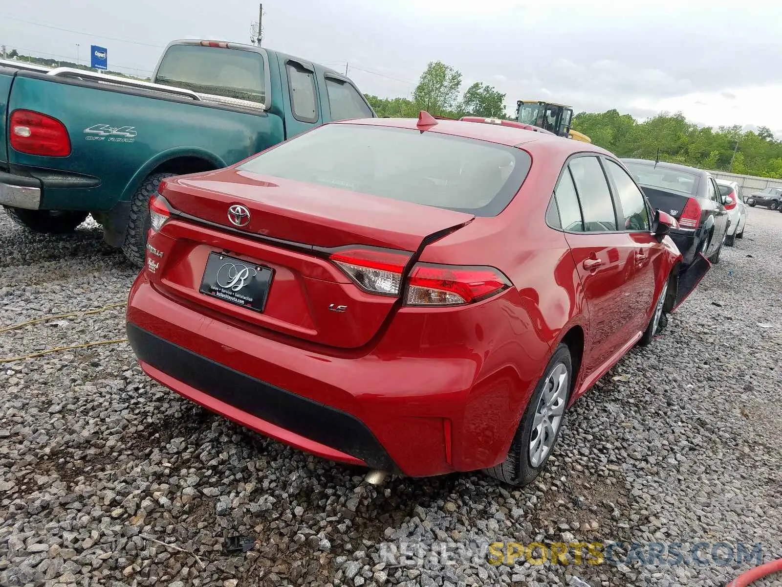 4 Фотография поврежденного автомобиля JTDEPRAE0LJ039587 TOYOTA COROLLA 2020