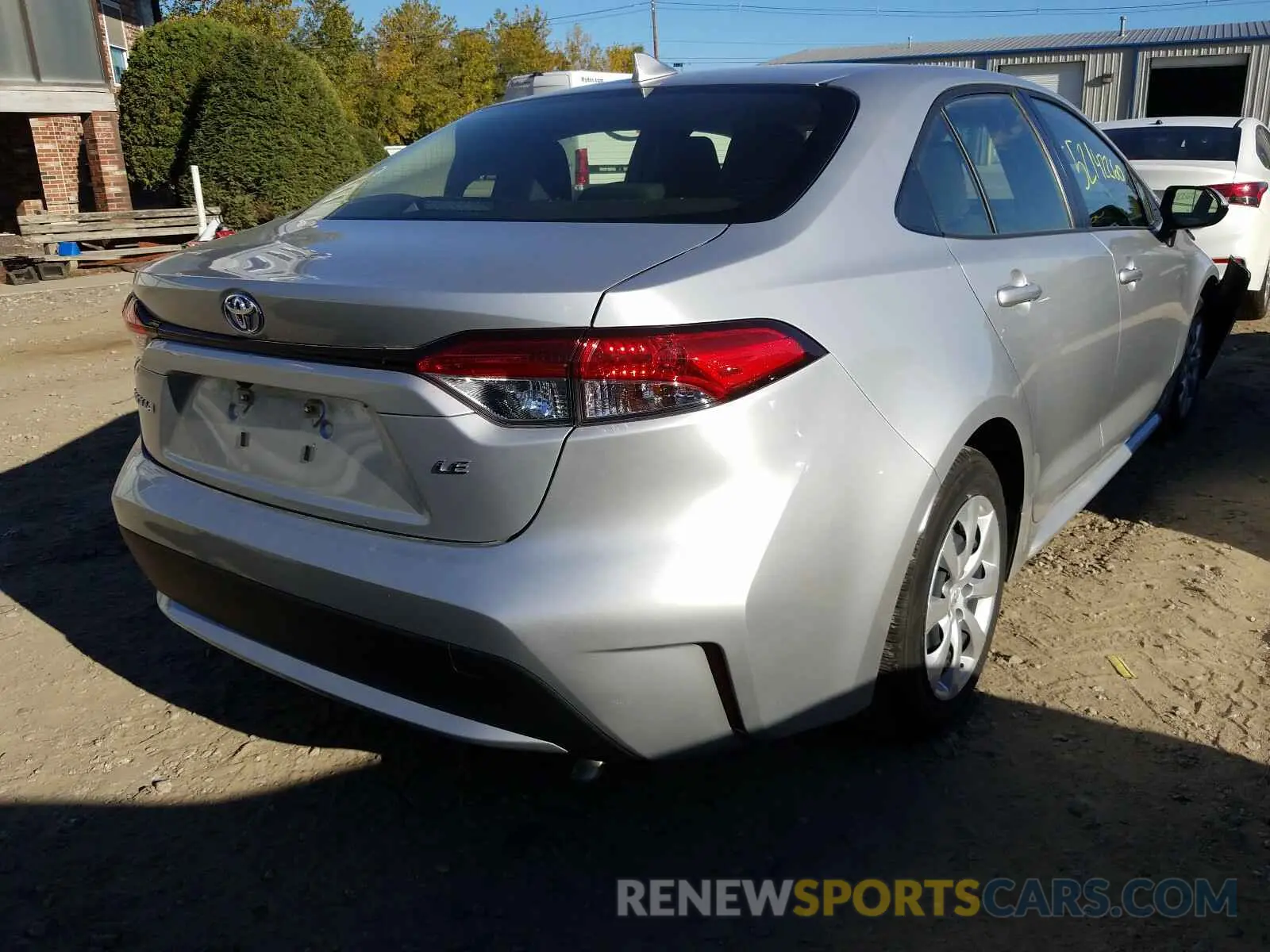 4 Photograph of a damaged car JTDEPRAE0LJ042554 TOYOTA COROLLA 2020