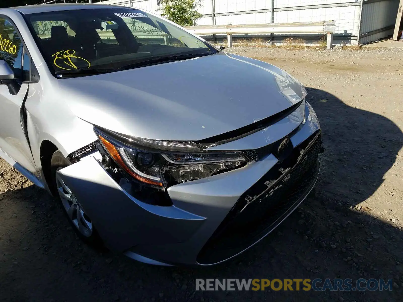 9 Photograph of a damaged car JTDEPRAE0LJ042554 TOYOTA COROLLA 2020