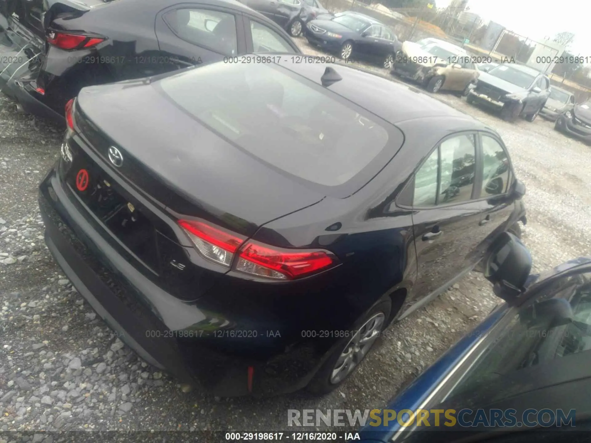4 Photograph of a damaged car JTDEPRAE0LJ042733 TOYOTA COROLLA 2020