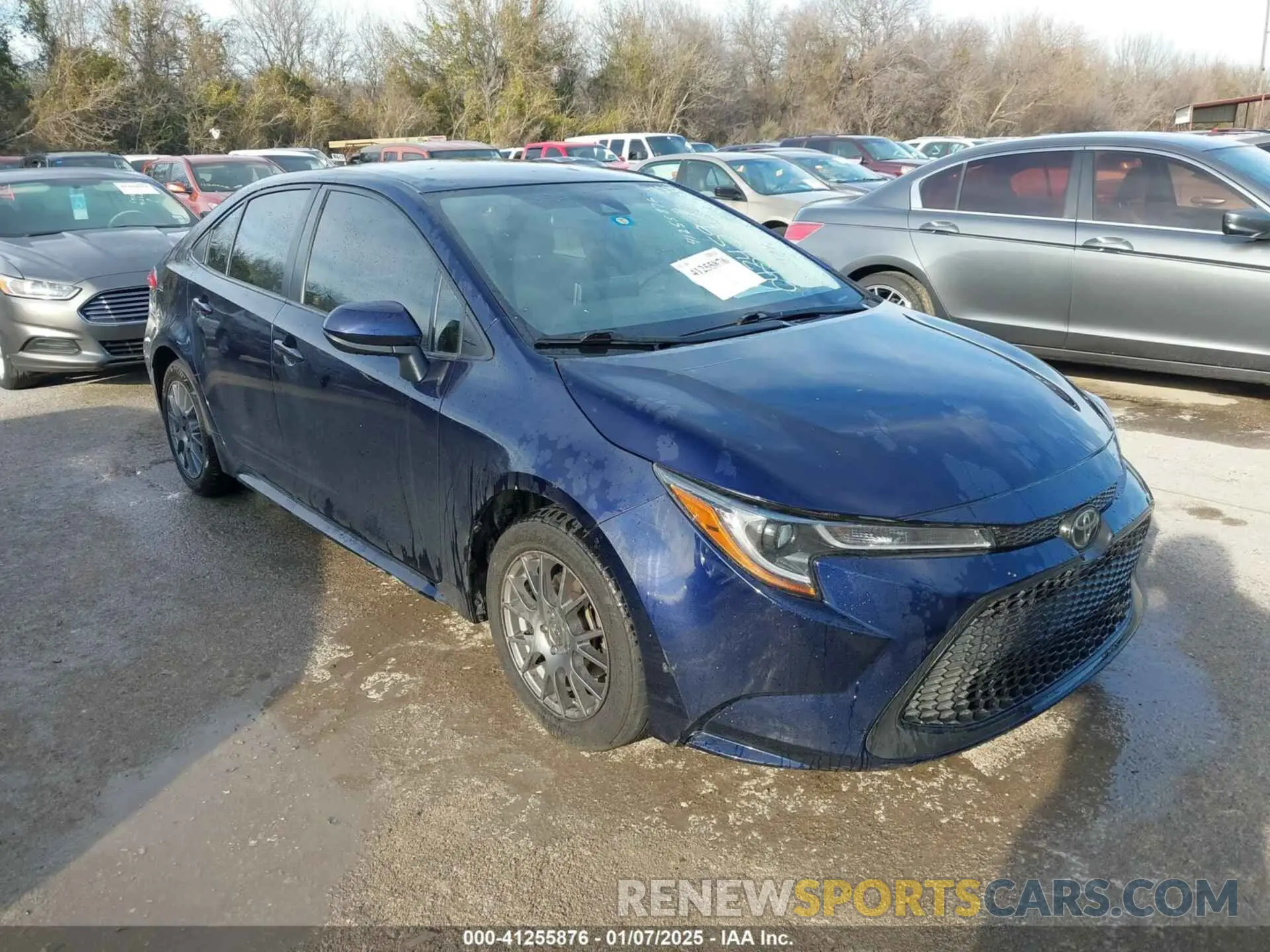 1 Photograph of a damaged car JTDEPRAE0LJ043459 TOYOTA COROLLA 2020