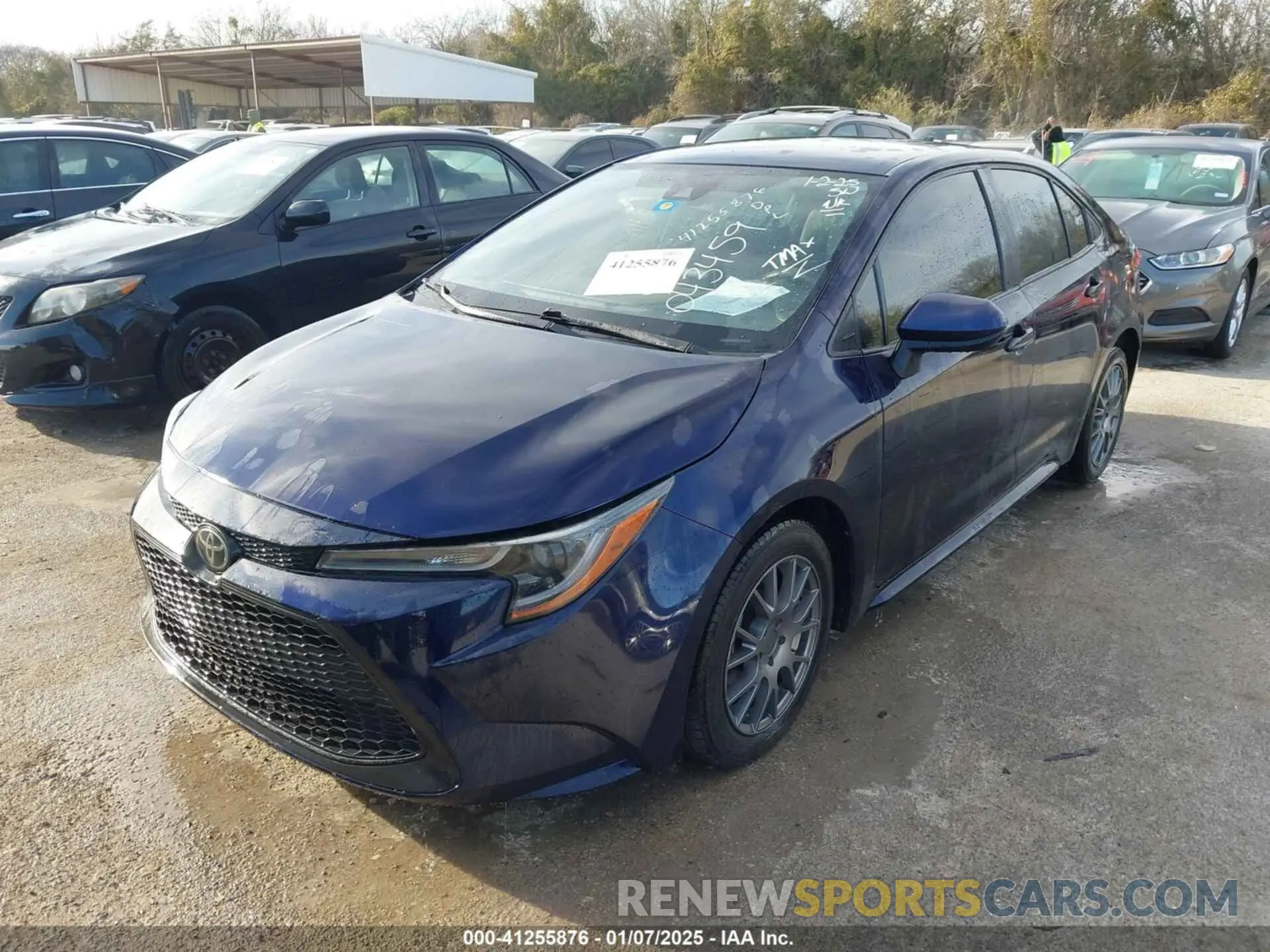 2 Photograph of a damaged car JTDEPRAE0LJ043459 TOYOTA COROLLA 2020