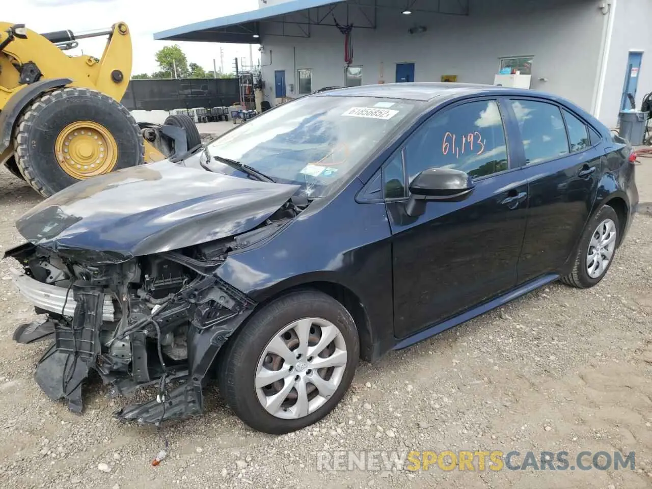 1 Фотография поврежденного автомобиля JTDEPRAE0LJ045387 TOYOTA COROLLA 2020