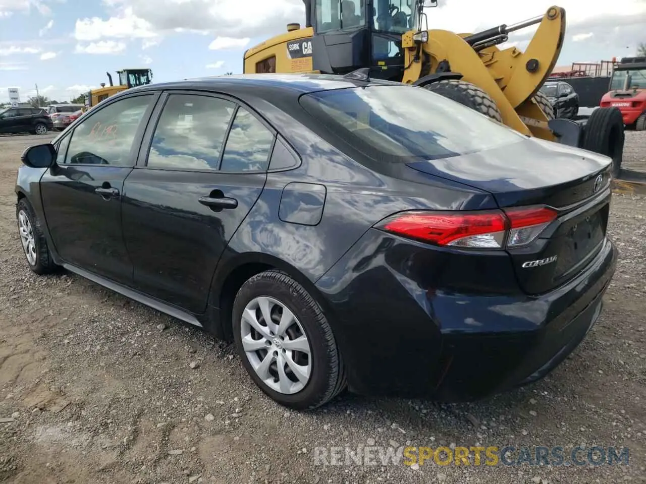 2 Фотография поврежденного автомобиля JTDEPRAE0LJ045387 TOYOTA COROLLA 2020