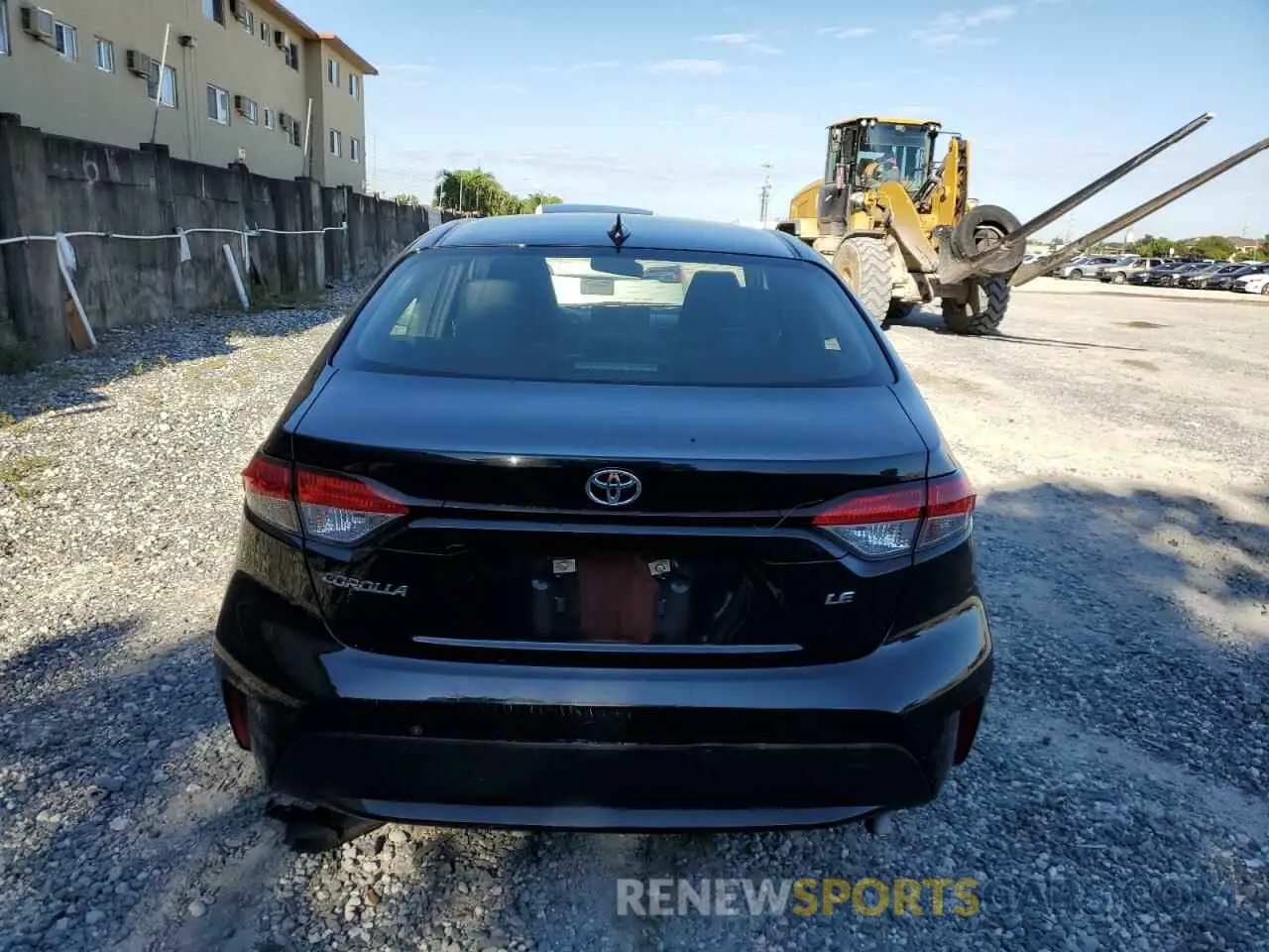 6 Фотография поврежденного автомобиля JTDEPRAE0LJ045387 TOYOTA COROLLA 2020