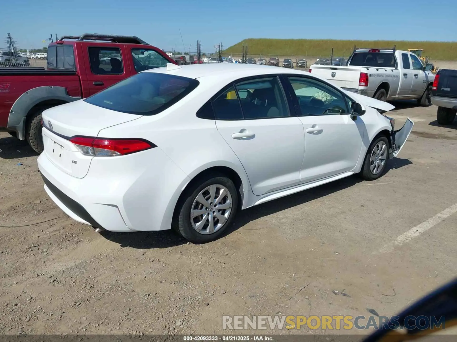4 Фотография поврежденного автомобиля JTDEPRAE0LJ052873 TOYOTA COROLLA 2020