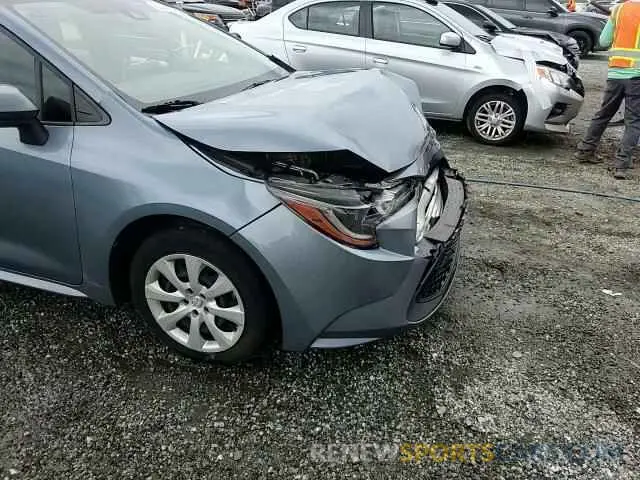13 Photograph of a damaged car JTDEPRAE0LJ053389 TOYOTA COROLLA 2020