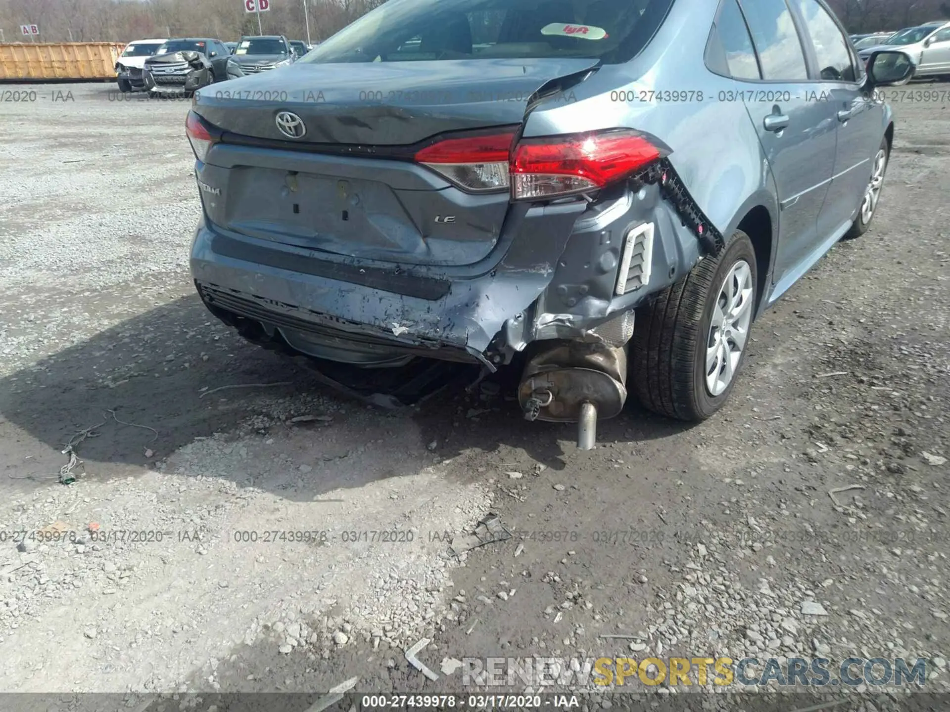 6 Photograph of a damaged car JTDEPRAE0LJ053831 TOYOTA COROLLA 2020