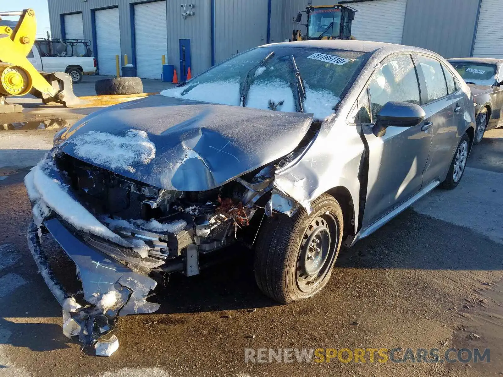 2 Photograph of a damaged car JTDEPRAE0LJ059712 TOYOTA COROLLA 2020