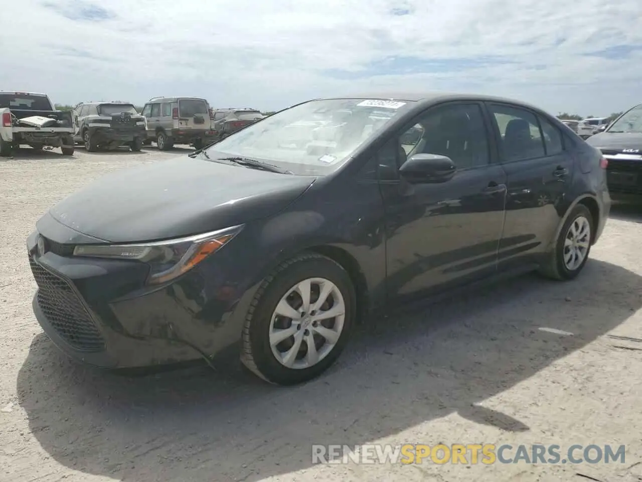 1 Photograph of a damaged car JTDEPRAE0LJ060410 TOYOTA COROLLA 2020